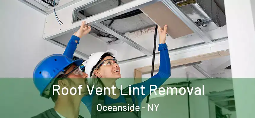 Roof Vent Lint Removal Oceanside - NY